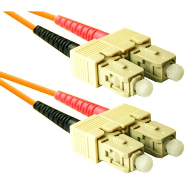 ENET 1M SC/SC Duplex Multimode 62.5/125 OM1 or Better Orange Fiber Patch Cable 1 meter SC-SC Individually Tested