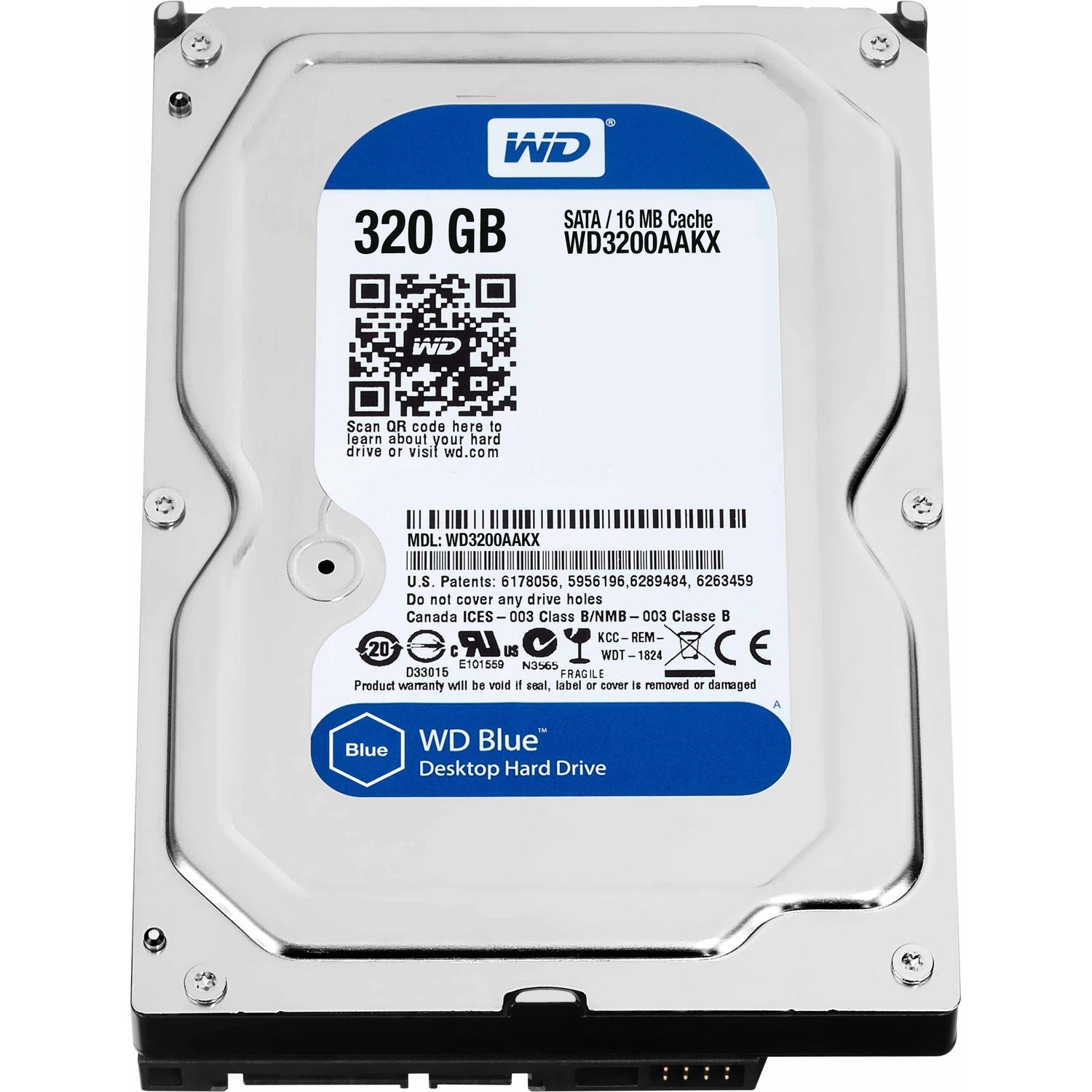 WD Blue WD3200AAKX 320 GB Hard Drive - 3.5" Internal - SATA (SATA/600)