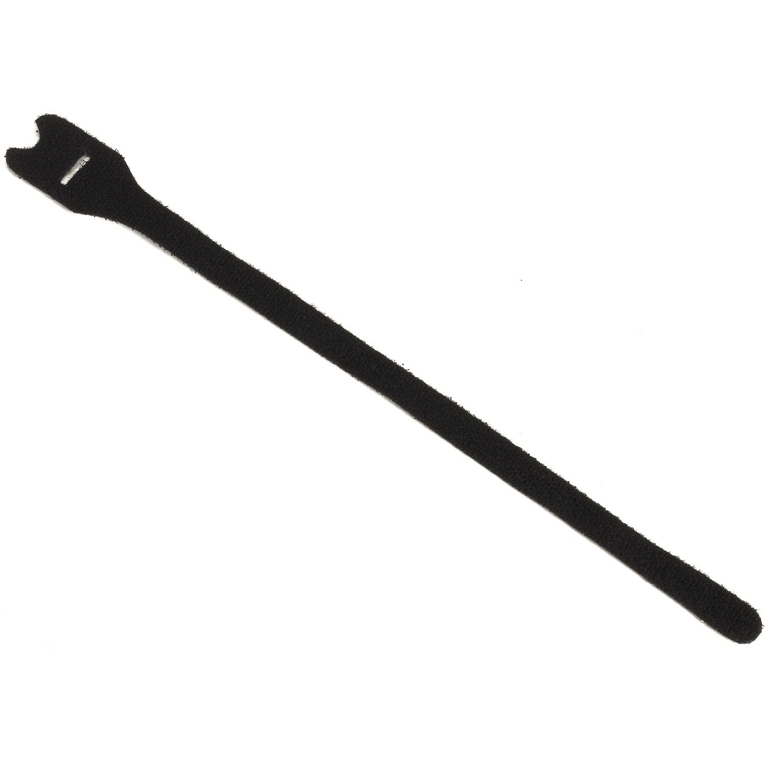 Black Box Hook-and-Loop Cable Wrap - 1/2" x 12" , Black, 10-Pack