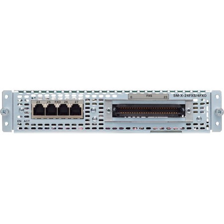 Cisco Service Module - 24 x RJ-21 FXS, 4 x RJ-11 FXO