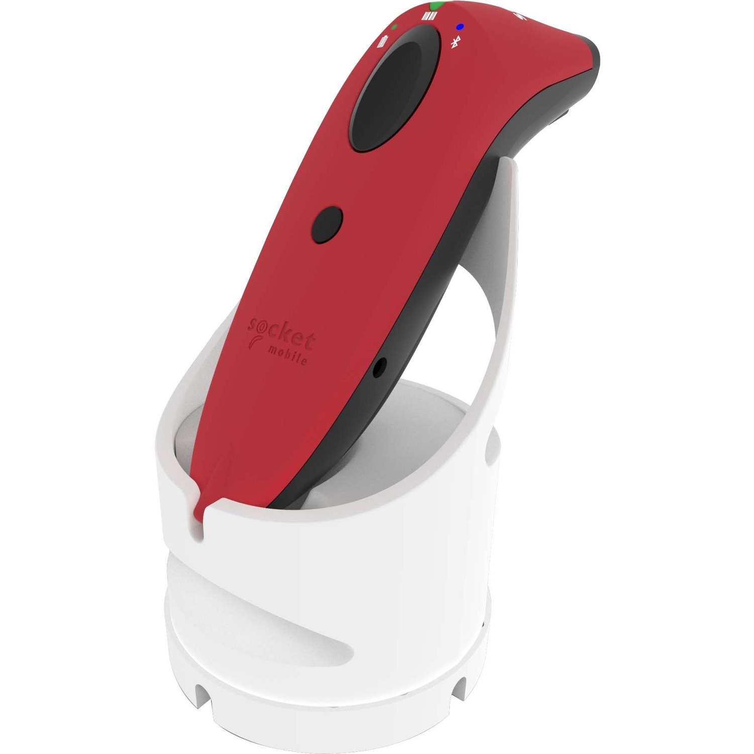 Socket Mobile SocketScan S740 Handheld Barcode Scanner - Wireless Connectivity - Red, White