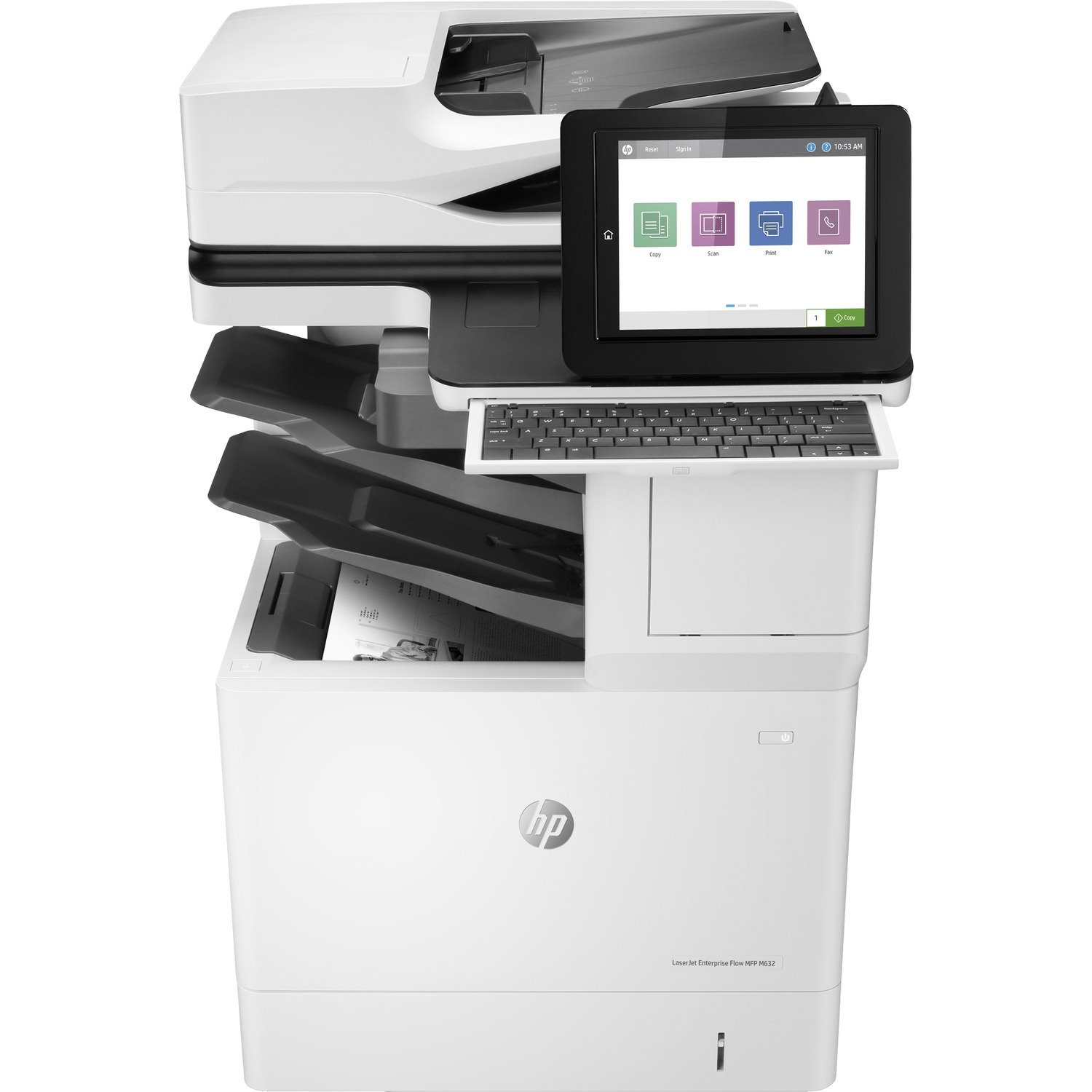 HP LaserJet M632z Laser Multifunction Printer - Monochrome