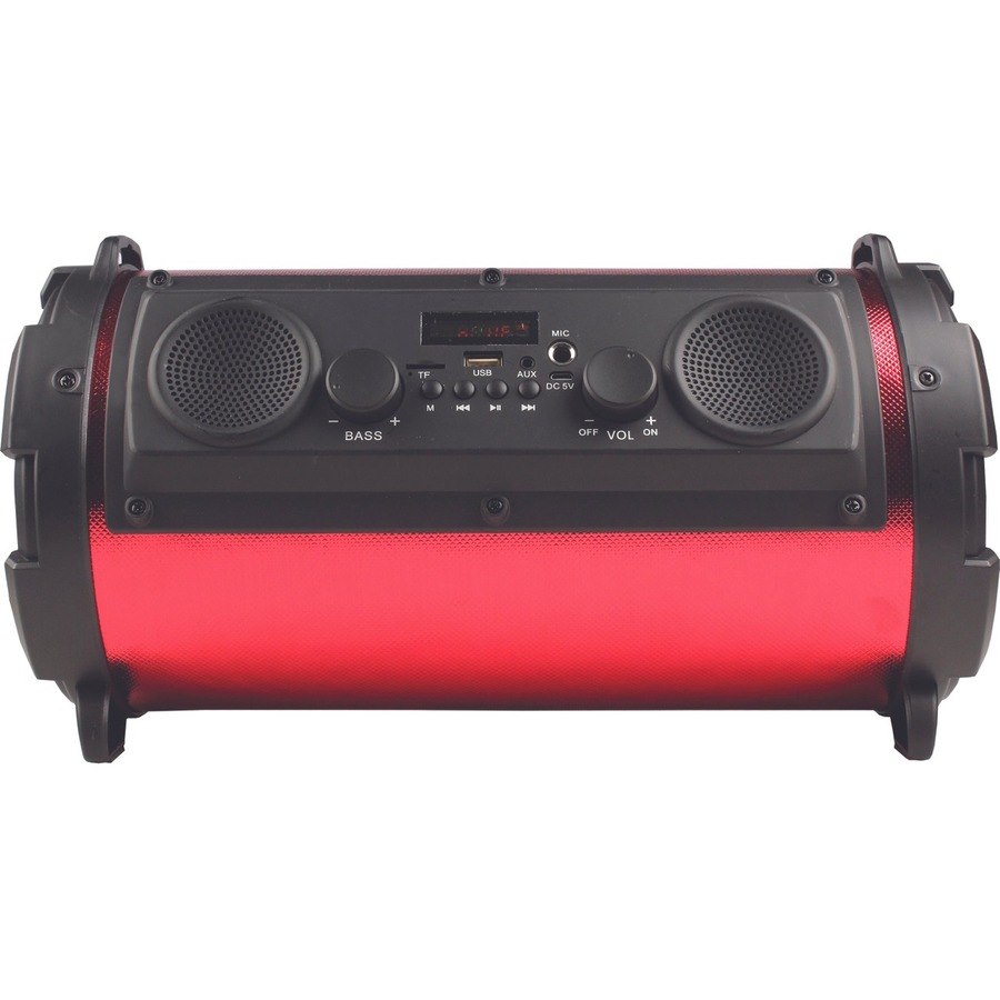 IQ Sound IQ-1525BT Portable Bluetooth Speaker System - 16 W RMS - Red