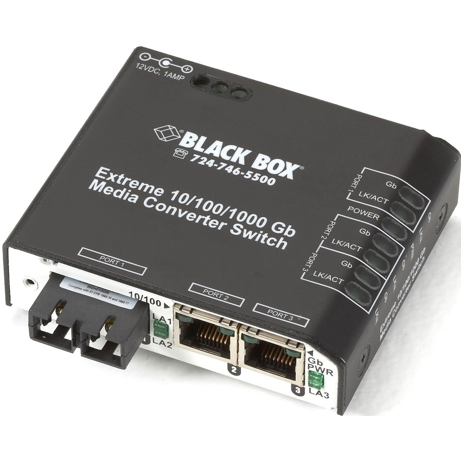 Black Box LBH2001A-P-LX Transceiver/Media Converter