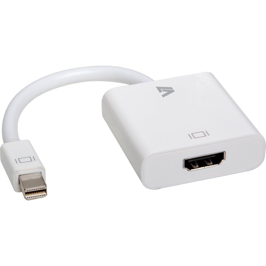 V7 CBL-MH1WHT-5E 10 cm HDMI/Mini DisplayPort A/V Cable