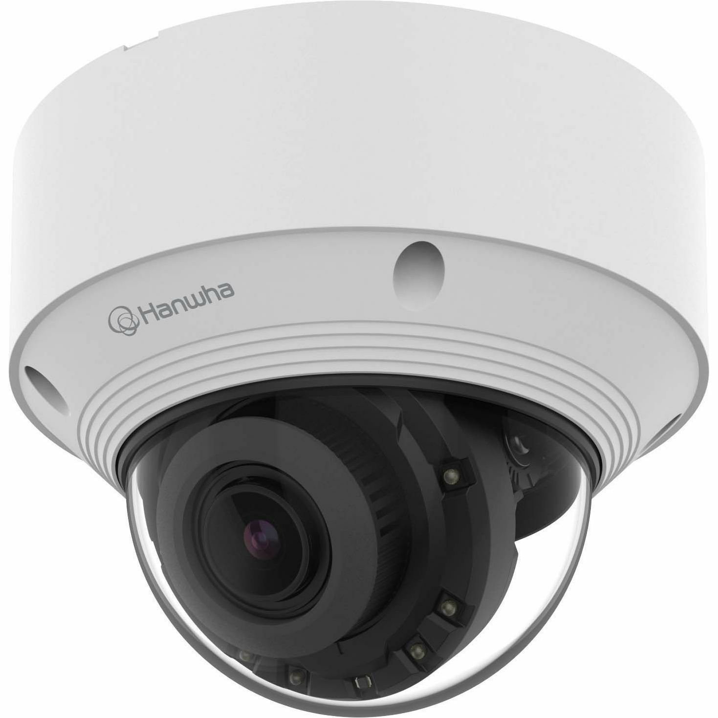 Wisenet QNV-C6083R 2 Megapixel Outdoor Full HD Network Camera - Color - Dome - White - TAA Compliant