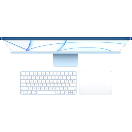 Apple iMac MGPL3X/A All-in-One Computer - Apple M1 Octa-core (8 Core) - 8 GB RAM - 512 GB SSD - 24" 4.5K 4480 x 2520 - Desktop - Blue