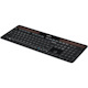 Logitech K750 Wireless Solar Keyboard for Windows, 2.4GHz Wireless with USB Unifying Receiver, Ultra-Thin, Compatible with PC, Laptop