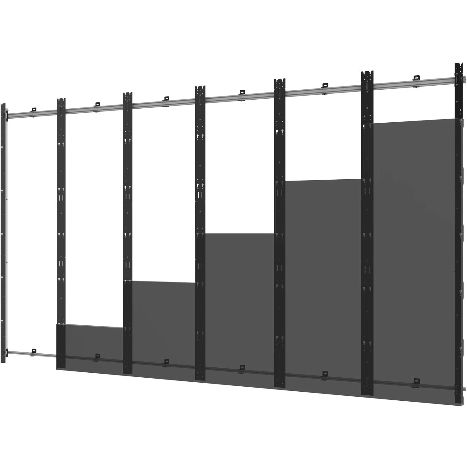 Peerless-AV SEAMLESS Kitted DS-LEDL27-6X6 Mounting Frame for LED Display, Video Wall - Black