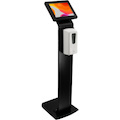 CTA Digital Premium Locking Floor Stand w/ Auto Soap Dispenser for iPad 10 & More