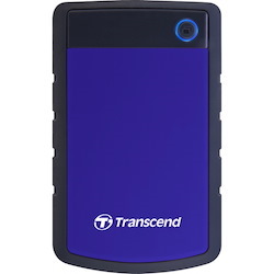 Transcend StoreJet TS2TSJ25H3B 2 TB Portable Rugged Hard Drive - 2.5" External - SATA - Blue