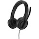 Kensington H1000 Wired On-ear, Over-the-head Stereo Headset - Black