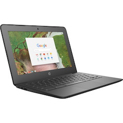HP Chromebook 11 G6 EE 11.6" Chromebook - 1366 x 768 - Intel Celeron N3350 Dual-core (2 Core) 1.10 GHz - 4 GB Total RAM - 16 GB SSD - 16 GB Flash Memory - Silver, Black - Refurbished