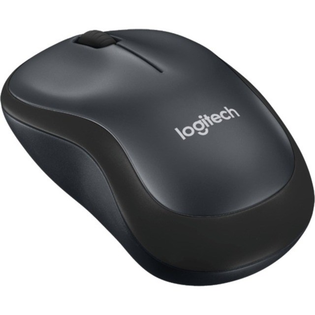 Logitech M220 Mouse - Radio Frequency - USB - Optical - 3 Button(s) - Black