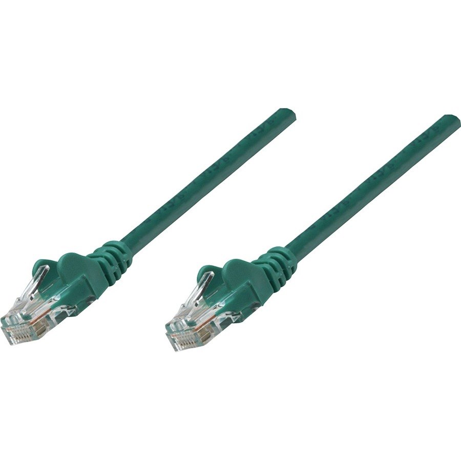 Intellinet RJ-45 Male / RJ-45 Male, 0.6 M (2 FT.). Gold-Plated Contacts For Best Connection