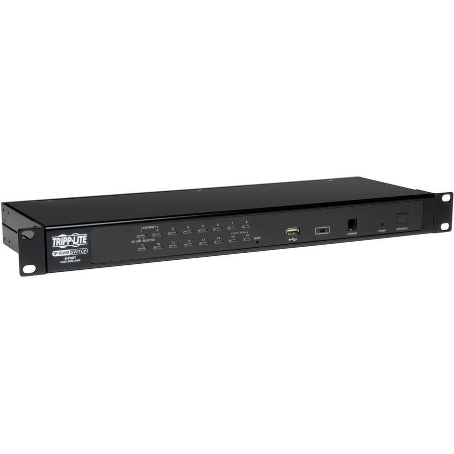 Tripp Lite by Eaton NetDirector 16-Port 1U Rack-Mount IP KVM Switch, TAA