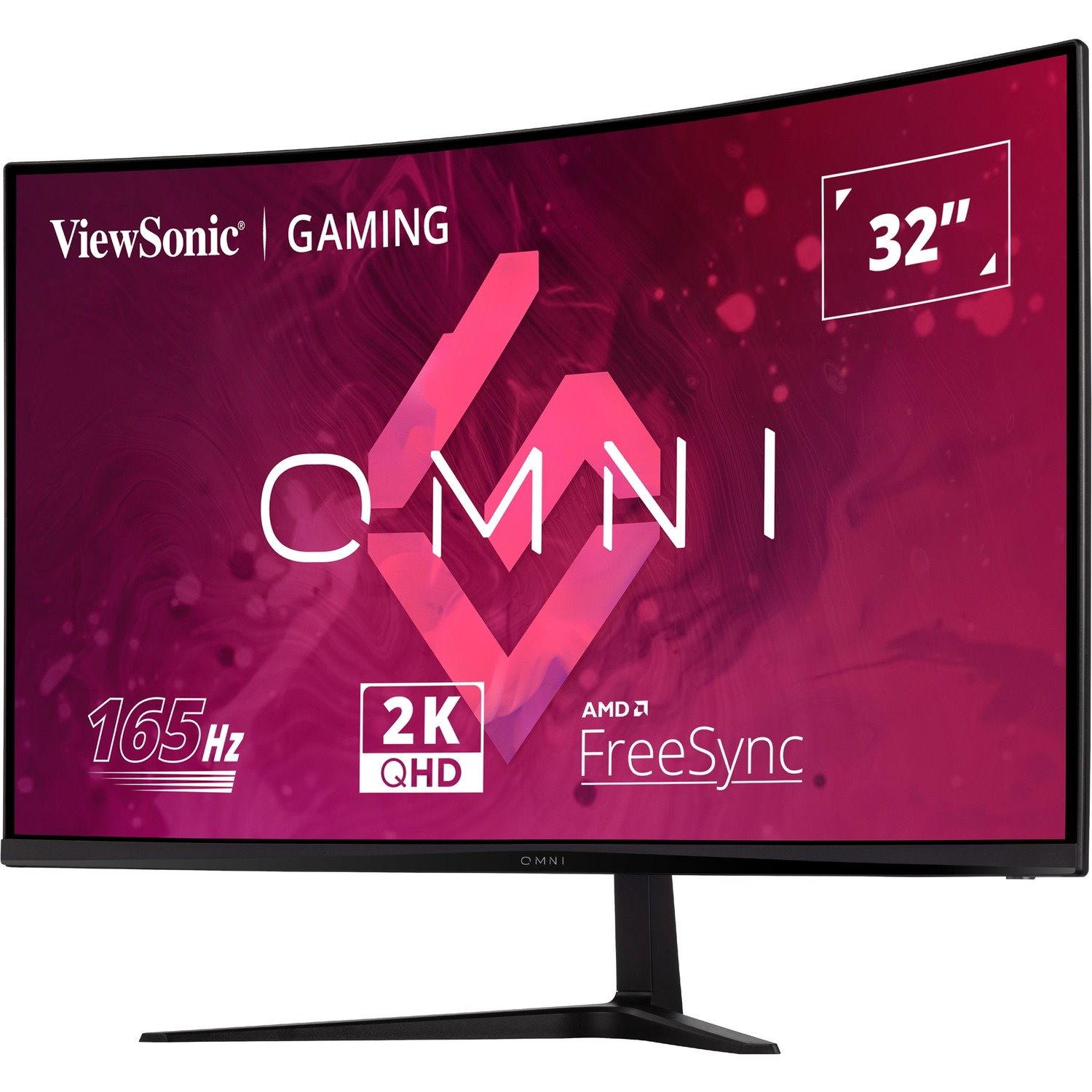 ViewSonic VX3218C-2K 32 Inch Curved 1ms 1440p 165hz Gaming Monitor with FreeSync Premium, Eye Care, HDMI and Display Port