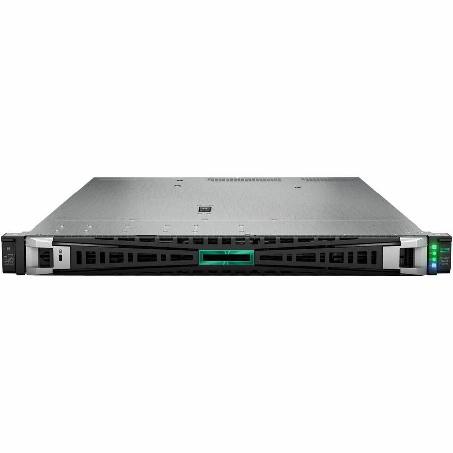 HPE ProLiant DL365 G11 1U Rack Server - 1 x AMD EPYC 9124 3 GHz - 64 GB RAM - 960 GB SSD - (2 x 480GB) SSD Configuration - 12Gb/s SAS, Serial ATA/600, NVMe Controller