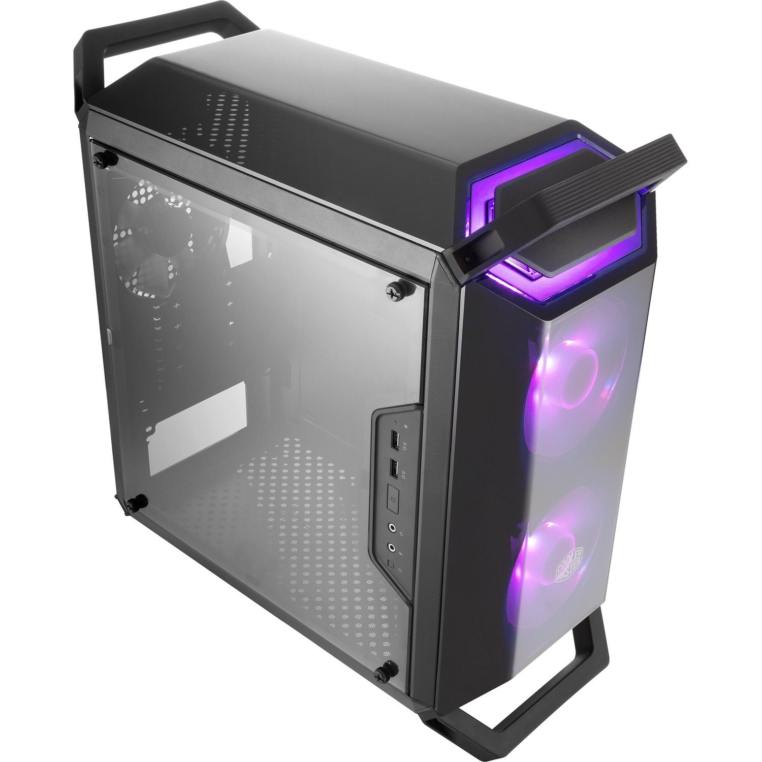 Cooler Master MasterBox MCB-Q300P-KANN-S02 Computer Case - Micro ATX, Mini ITX Motherboard Supported - Mid-tower - Steel, Plastic - Black