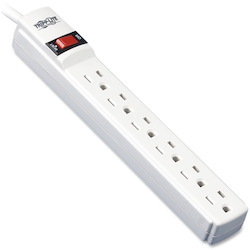 Tripp Lite by Eaton Protect It! 6-Outlet Surge Protector 6 ft. Cord 790 Joules Diagnostic LED Light Gray Housing