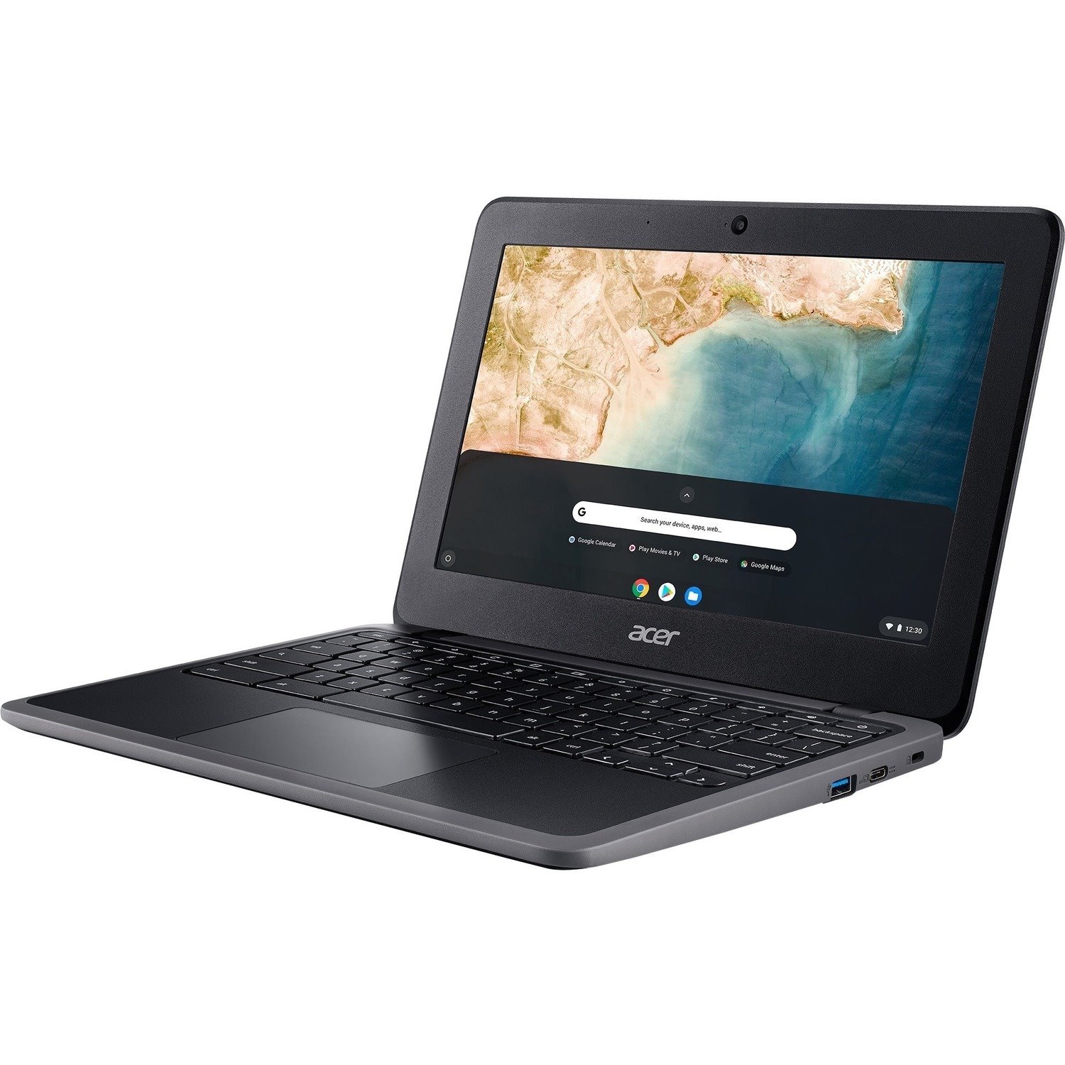 Acer Chromebook 311 C733 C733-C5AS 11.6" Chromebook - HD - 1366 x 768 - Intel Celeron N4020 Dual-core (2 Core) 1.10 GHz - 4 GB Total RAM - 32 GB Flash Memory - Shale Black