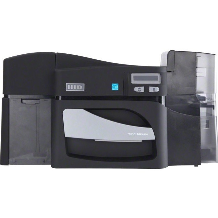 Fargo DTC4500E Single Sided Desktop Dye Sublimation/Thermal Transfer Printer - Color - Card Print - Fast Ethernet - USB