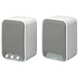 Epson ELP-SP02 2.0 Speaker System - 30 W RMS - White, Grey