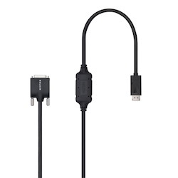 Belkin DisplayPort-Male to DVI-D-Male Cable (6 Foot , Black) - DP to DVI