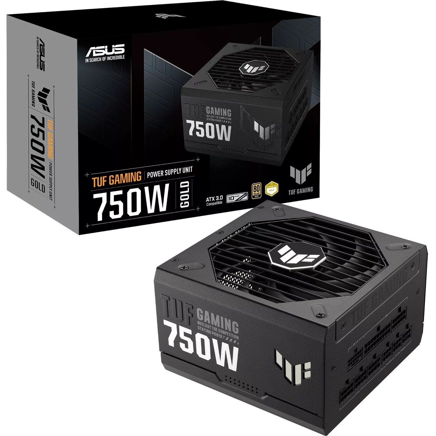 Asus TUF Gaming ATX 3.0, ATX12V Modular Power Supply - 750 W