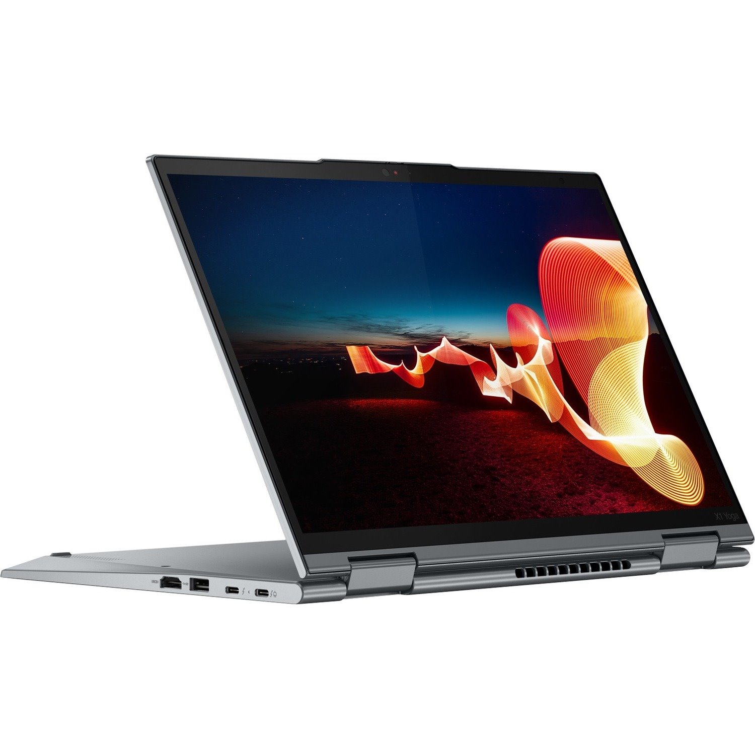 Lenovo ThinkPad X1 Yoga Gen 7 21CD000FCA 14" Touchscreen Convertible 2 in 1 Notebook - WUXGA - Intel Core i5 12th Gen i5-1240P - 16 GB - 256 GB SSD - French Keyboard - Storm Gray