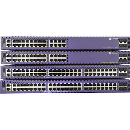 Extreme Networks Summit X450-G2 X450-G2-48p-10GE4 48 Ports Manageable Ethernet Switch - Gigabit Ethernet, 10 Gigabit Ethernet - 10/100/1000Base-TX, 10GBase-X