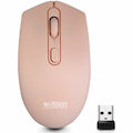 Urban Factory FREE Color Mouse - Radio Frequency - USB Type A - Optical - 4 Button(s) - Light Pink