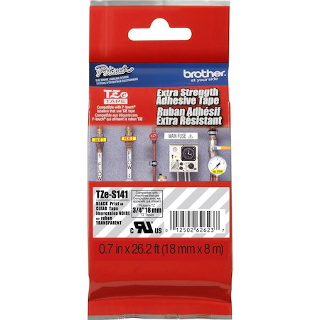 Brother Extra Strength 3/4" Adhesive TZe Tape