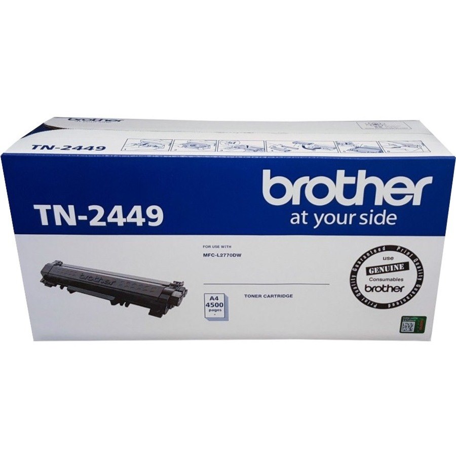 Brother TN2449 Original High Yield Laser Toner Cartridge - Black Pack