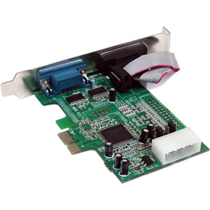 StarTech.com 2-port PCI Express RS232 Serial Adapter Card - PCIe to Dual Serial DB9 RS-232 Controller - 16550 UART - Windows and Linux