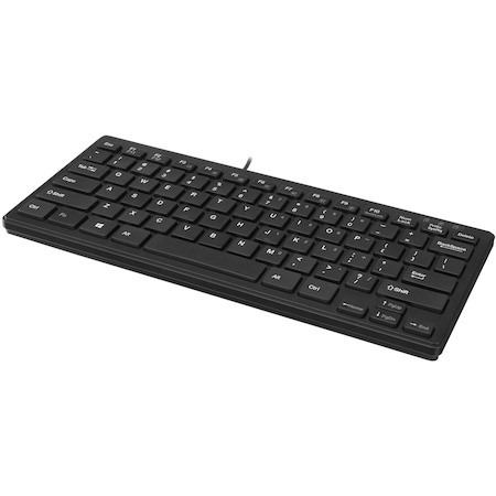 Adesso SlimTouch AKB-111UB Keyboard - Cable Connectivity - USB Interface - English (US) - Black
