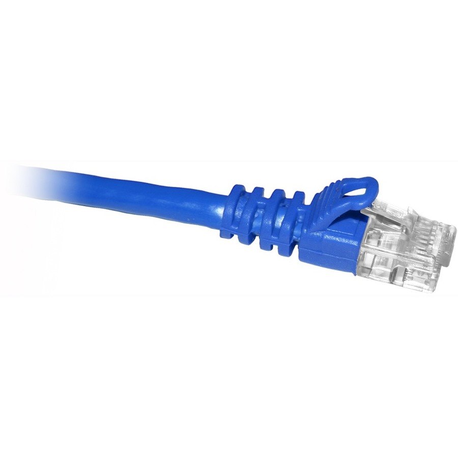 ENET Cat6 Blue 1 Foot Patch Cable with Snagless Molded Boot (UTP) High-Quality Network Patch Cable RJ45 to RJ45 - 1Ft
