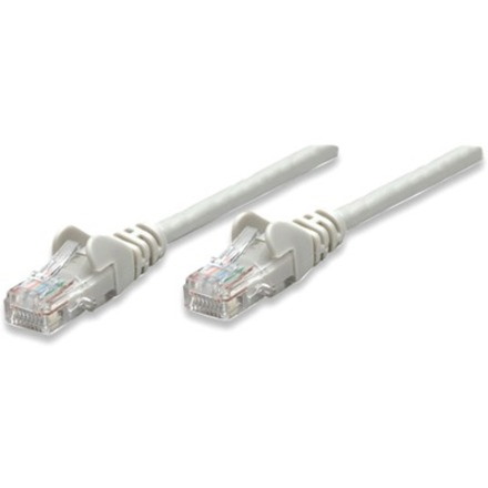 Network Patch Cable, Cat5e, 5m, Grey, CCA, U/UTP, PVC, RJ45, Gold Plated Contacts, Snagless, Booted, Lifetime Warranty, Polybag