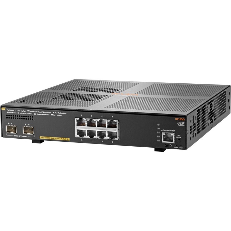 Aruba 2930F 8G PoE+ 2SFP+ Switch