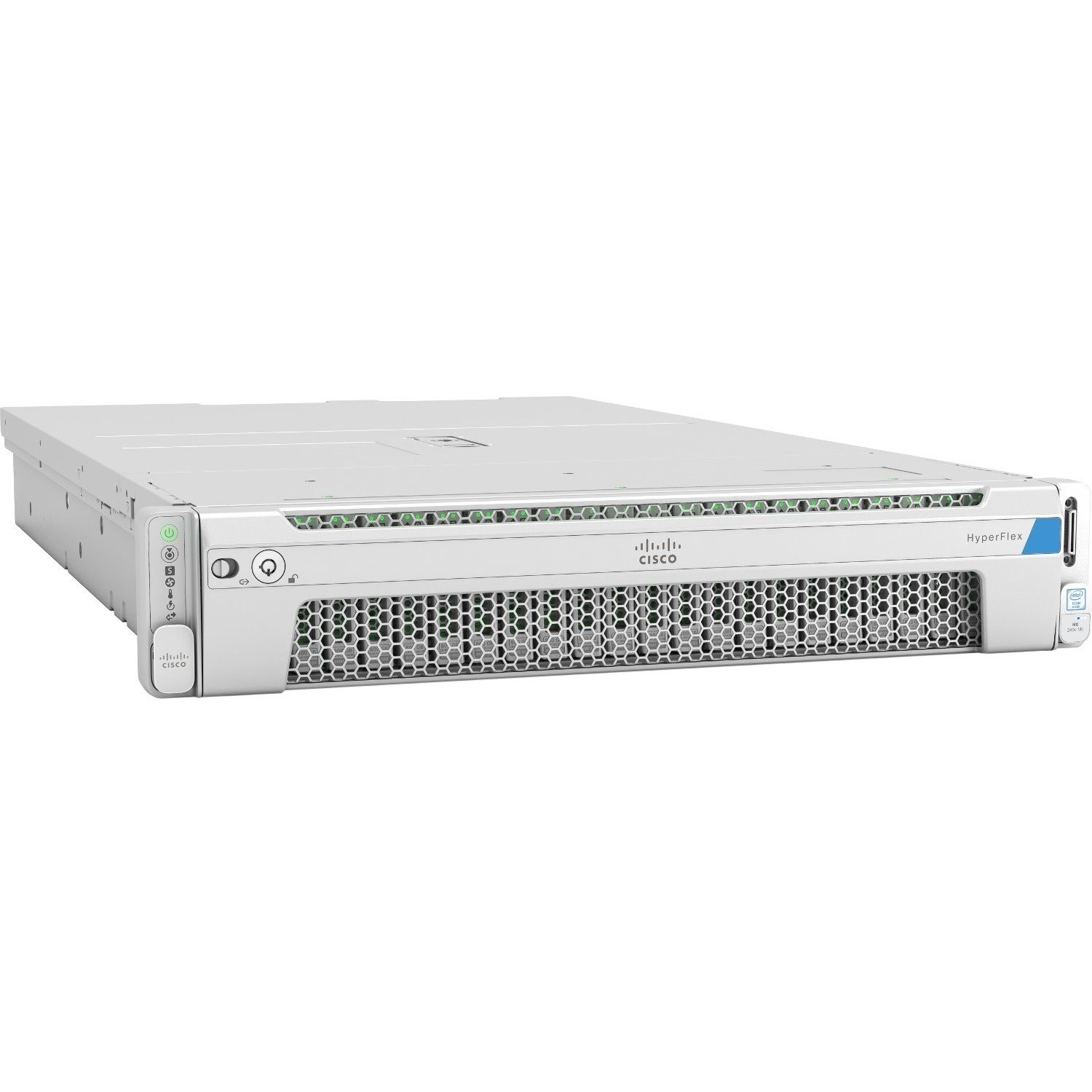Cisco HyperFlex HX240c M5 2U Rack Server - 2 x Intel Xeon Silver 4214R 2.40 GHz - 384 GB RAM - 48 TB HDD - (6 x 8TB) HDD Configuration - 3.68 TB SSD - (1 x 3.2TB, 2 x 240GB) SSD Configuration - 12Gb/s SAS Controller