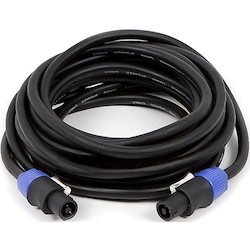 Monoprice 25ft 2-conductor NL4 Female to NL4 Female 12AWG Speaker Twist Connector Cable