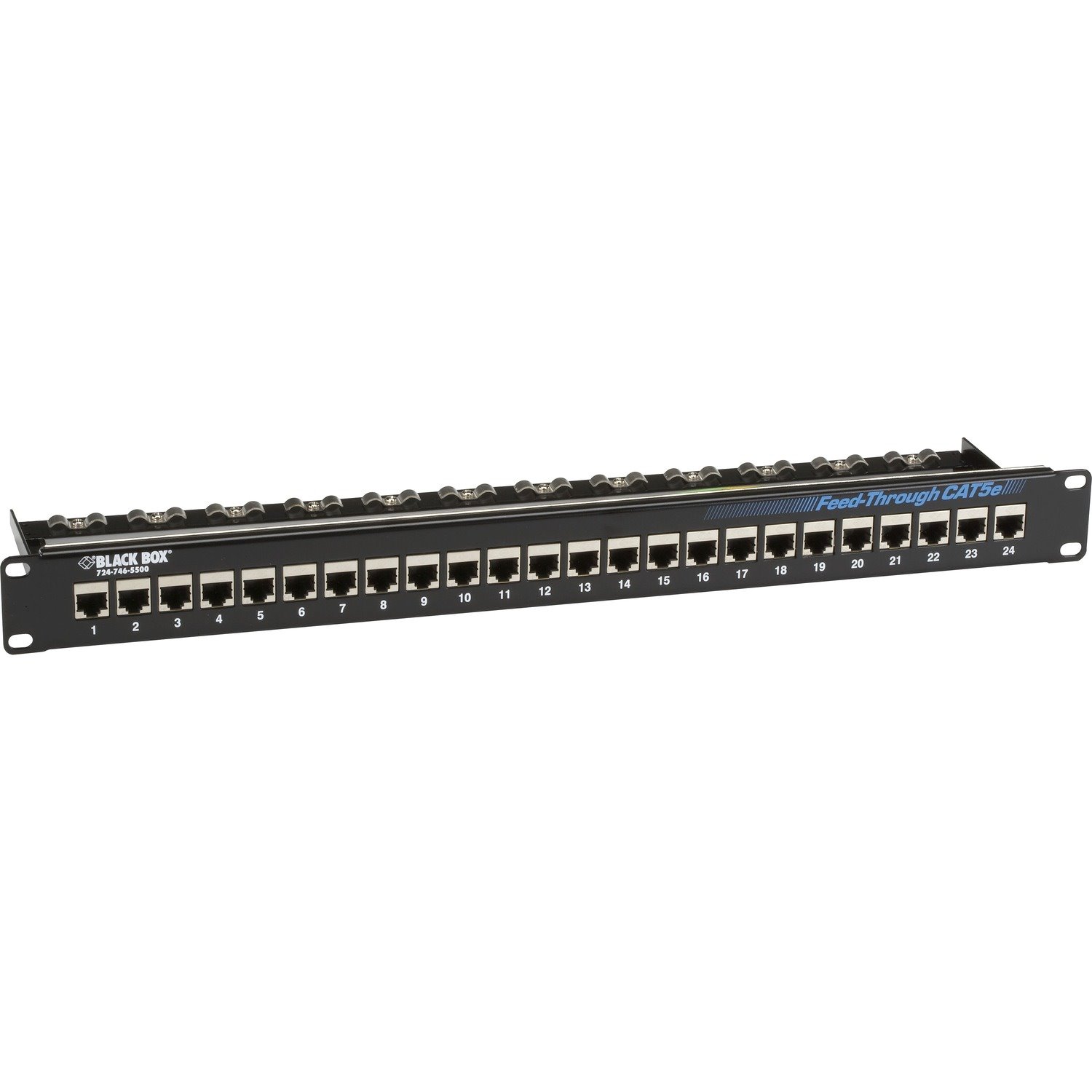 Black Box Jpm804a-R2 Patch Panel (Feed Through Patch Panel - Shielded - 24 Port [1Year Warranty])