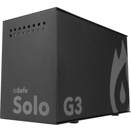 ioSafe Solo G3 Black Edition 4 TB Desktop Hard Drive - External - Black