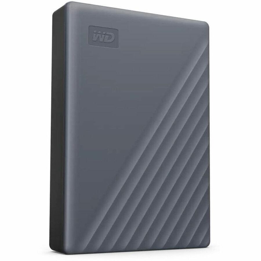 WD My Passport WDBRMD0050BGY-WESN 5 TB Portable Hard Drive - External - Silicon Gray