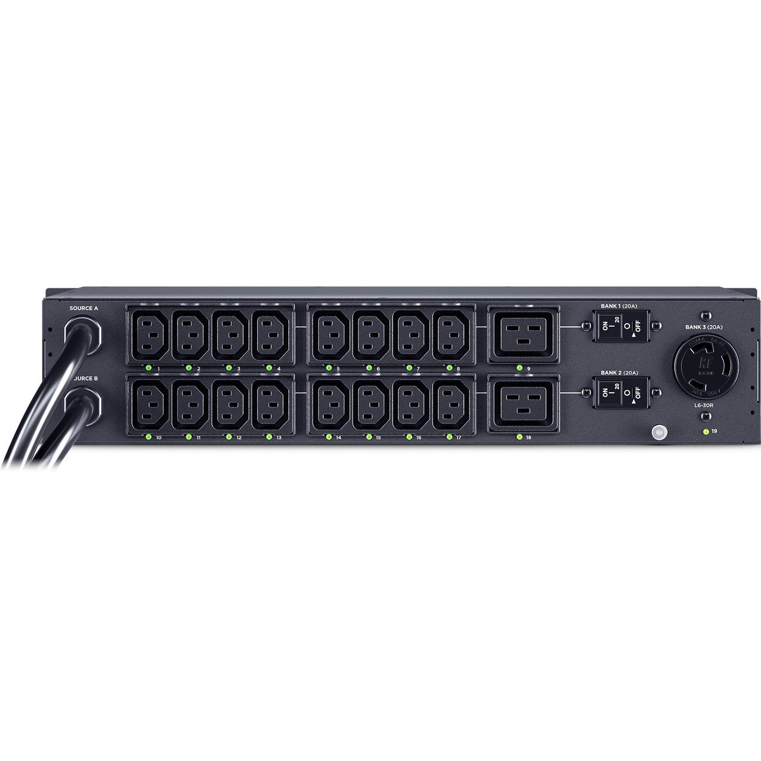 CyberPower Metered ATS PDU PDU44007 19-Outlets PDU