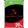 Seagate IronWolf Pro ST20000NT001 20 TB Hard Drive - 3.5" Internal - SATA (SATA/600) - Conventional Magnetic Recording (CMR) Method