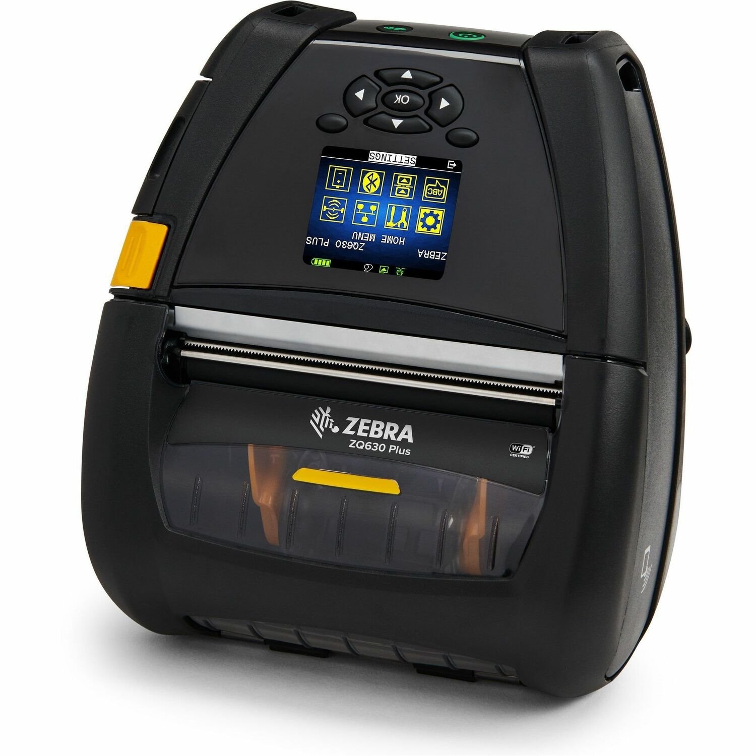 Zebra ZQ620 Plus Double Sided Desktop, Industrial, Mobile, Retail, Transportation & Logistic, Warehouse, Manufacturing Direct Thermal Printer - Monochrome - Label/Receipt Print - Bluetooth - Wireless LAN - Near Field Communication (NFC)