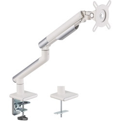 Amer HYDRA1A Mounting Arm for Monitor, Curved Screen Display, Display Screen - Textured White, Space Gray