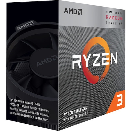 AMD Ryzen 3 (2nd Gen) 3200G Quad-core (4 Core) 3.60 GHz Processor - Retail Pack
