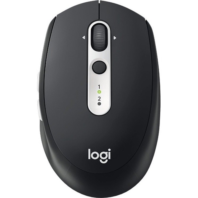 Logitech M585 Mouse - Bluetooth/Radio Frequency - USB - Optical - 5 Button(s) - Graphite